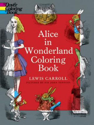 Kniha Alice in Wonderland Coloring Book Lewis Carroll