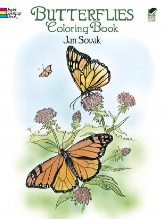 Könyv Butterflies Coloring Book Sovak