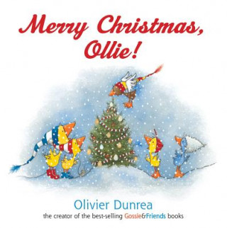 Carte Merry Christmas, Ollie board book Olivier Dunrea
