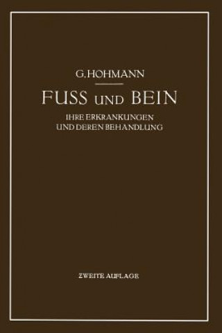 Kniha Fuss Und Bein Georg Hohmann