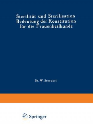 Könyv Sterilitat Und Sterilisation 