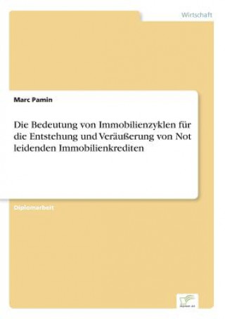 Könyv Bedeutung von Immobilienzyklen fur die Entstehung und Verausserung von Not leidenden Immobilienkrediten Marc Pamin