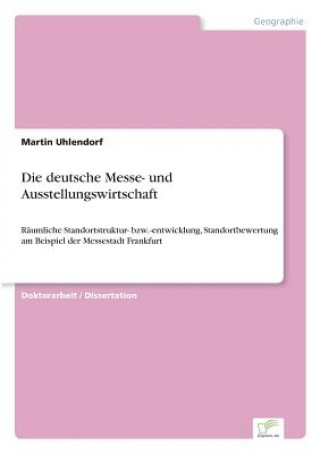 Książka deutsche Messe- und Ausstellungswirtschaft Martin Uhlendorf