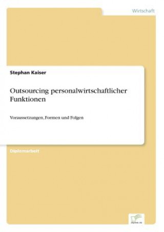Carte Outsourcing personalwirtschaftlicher Funktionen Stephan Kaiser