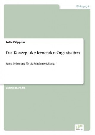 Könyv Konzept der lernenden Organisation Felix Döppner
