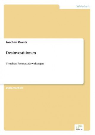 Kniha Desinvestitionen Joachim Krantz