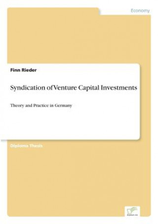 Könyv Syndication of Venture Capital Investments Finn Rieder