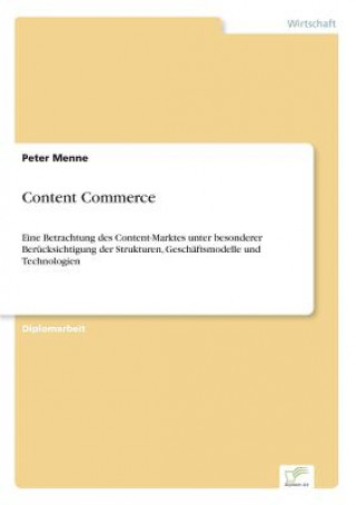 Libro Content Commerce Peter Menne