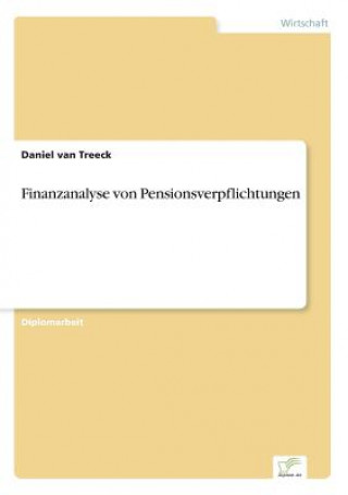 Книга Finanzanalyse von Pensionsverpflichtungen Daniel van Treeck