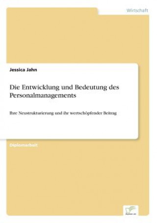 Carte Entwicklung und Bedeutung des Personalmanagements Jessica Jahn