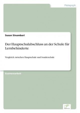 Książka Hauptschulabschluss an der Schule fur Lernbehinderte Susan Sinambari