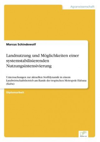 Carte Landnutzung und Moeglichkeiten einer systemstabilisierenden Nutzungsintensivierung Marcus Schindewolf