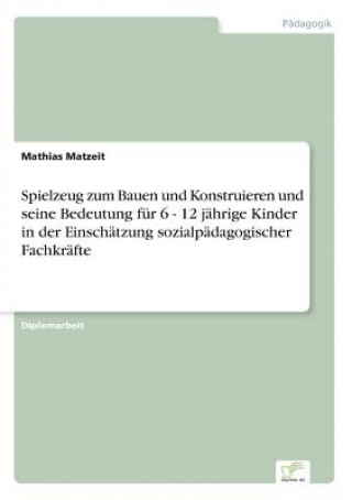 Knjiga Spielzeug zum Bauen und Konstruieren und seine Bedeutung fur 6 - 12 jahrige Kinder in der Einschatzung sozialpadagogischer Fachkrafte Mathias Matzeit