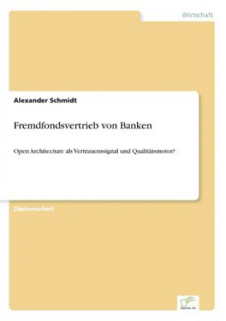 Carte Fremdfondsvertrieb von Banken Alexander Schmidt