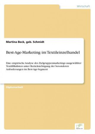 Kniha Best-Age-Marketing im Textileinzelhandel geb. Schmidt