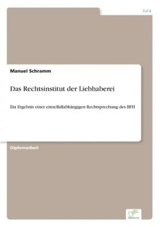 Carte Rechtsinstitut der Liebhaberei Manuel Schramm