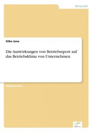 Carte Auswirkungen von Betriebssport auf das Betriebsklima von Unternehmen Silke Jena