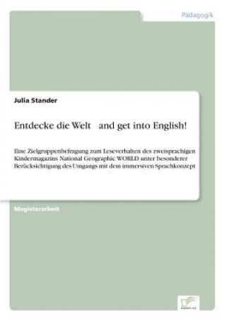 Carte Entdecke die Welt ... and get into English! Julia Stander