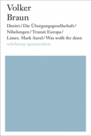 Kniha Dmitri/Die Übergangsgesellschaft/Nibelungen/Transit Europa/Limes. Mark Aurel/Was wollt ihr denn Volker Braun