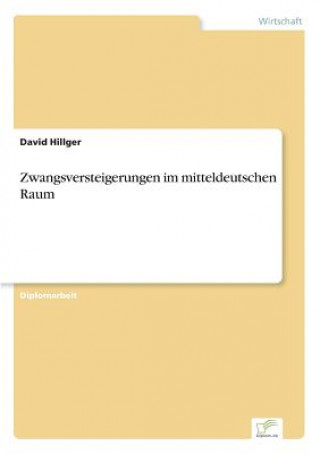 Książka Zwangsversteigerungen im mitteldeutschen Raum David Hillger