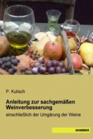 Kniha Anleitung zur sachgemäßen Weinverbesserung P. Kulisch