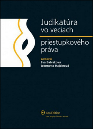 Книга Judikatúra vo veciach priestupkového práva Eva Babiaková