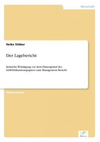 Knjiga Lagebericht Heike Stöber
