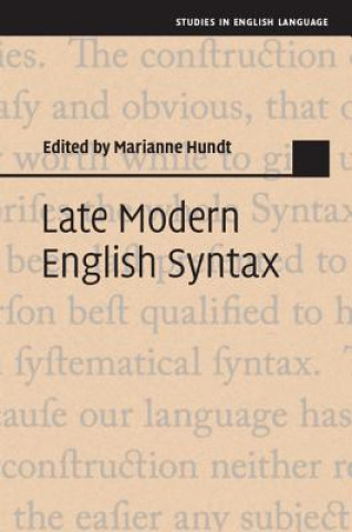 Carte Late Modern English Syntax Marianne Hundt