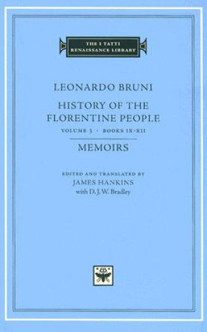 Kniha History of the Florentine People James Hankins