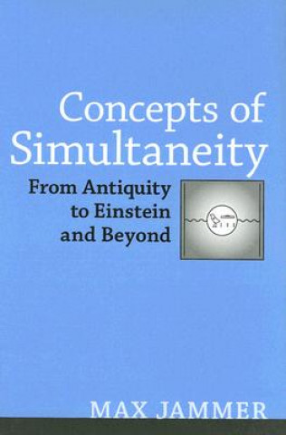 Livre Concepts of Simultaneity Max Jammer