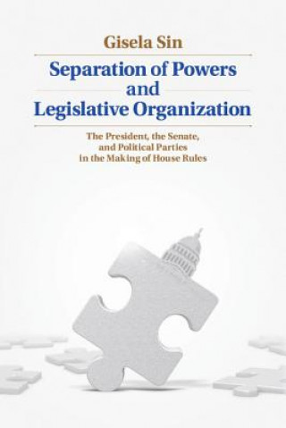 Kniha Separation of Powers and Legislative Organization Gisela Sin