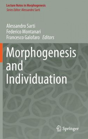 Książka Morphogenesis and Individuation Alessandro Sarti