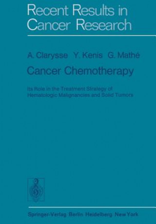 Kniha Cancer Chemotherapy A. Clarysse