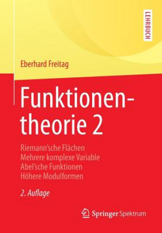Könyv Funktionentheorie 2 Eberhard Freitag