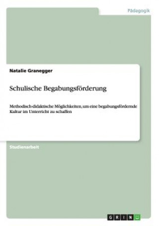 Kniha Schulische Begabungsfoerderung Natalie Granegger