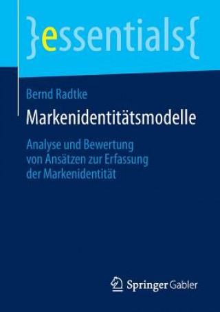 Книга Markenidentitatsmodelle Bernd Radtke