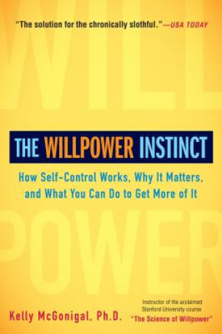 Kniha Willpower Instinct Kelly McGonigal