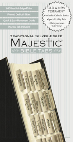 Kniha Majestic Traditional Silver-Edged Bible Tabs 