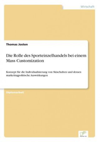 Carte Rolle des Sporteinzelhandels bei einem Mass Customization Thomas Josten