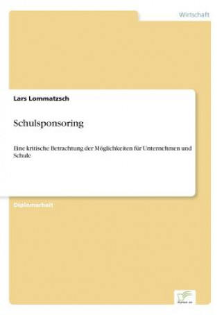 Buch Schulsponsoring Lars Lommatzsch