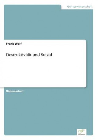 Kniha Destruktivitat und Suizid Frank Wolf