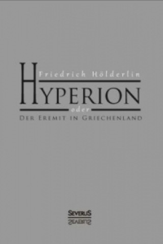 Libro Hyperion Friedrich Holderlin