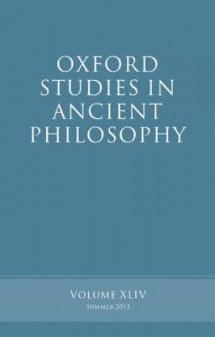 Livre Oxford Studies in Ancient Philosophy, Volume 44 Brad Inwood