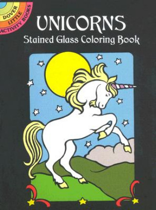 Kniha Unicorns Stained Glass Colouring Book NOBLE