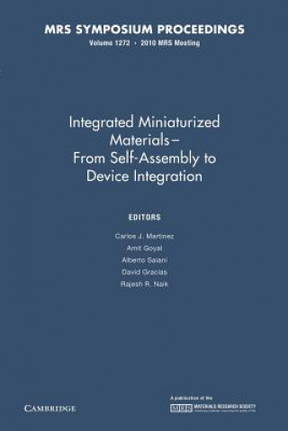 Könyv Integrated Miniaturized Materials: Volume 1272 Carlos J. Martinez