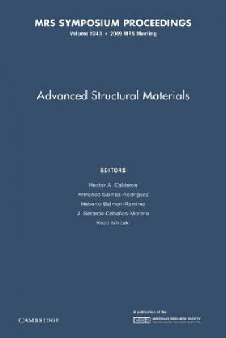 Könyv Advanced Structural Materials: Volume 1243 Hector A. Calderon