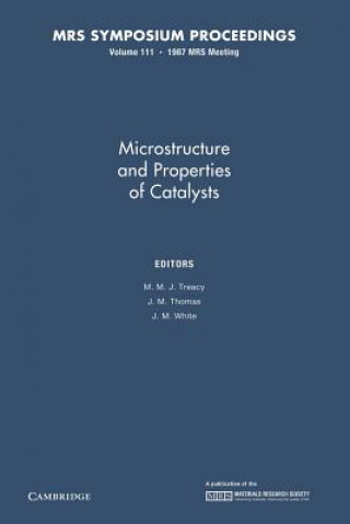 Buch Microstructure and Properties of Catalysts: Volume 111 M. M. J. Treacy