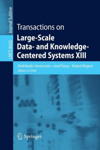 Könyv Transactions on Large-Scale Data- and Knowledge-Centered Systems XIII Abdelkader Hameurlain