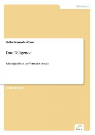 Kniha Due Diligence Heike Neurohr-Kleer