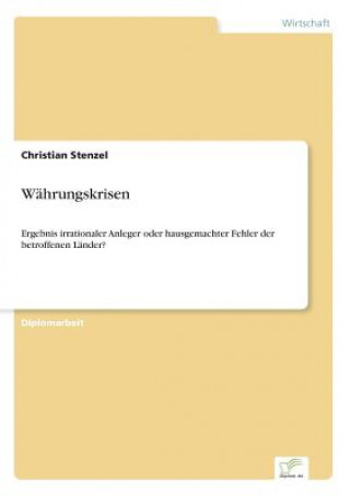 Knjiga Wahrungskrisen Christian Stenzel